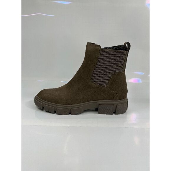 Aqua College Women's Priya Chelsea Boots - Dark Taupe 10M - Picture 2 of 7